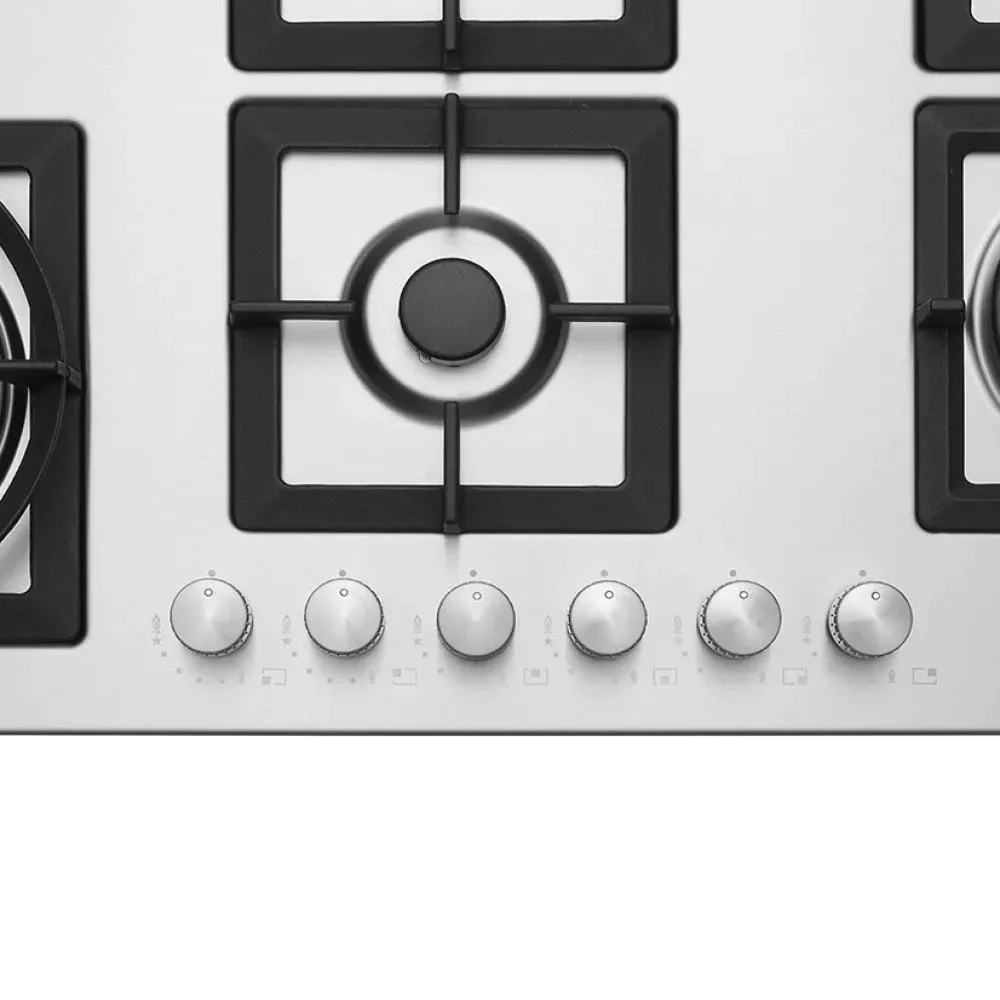 COOKTOP QUADRATTO 90CM BIVOLT *6 QUEIMADORES ELETTROMEC
